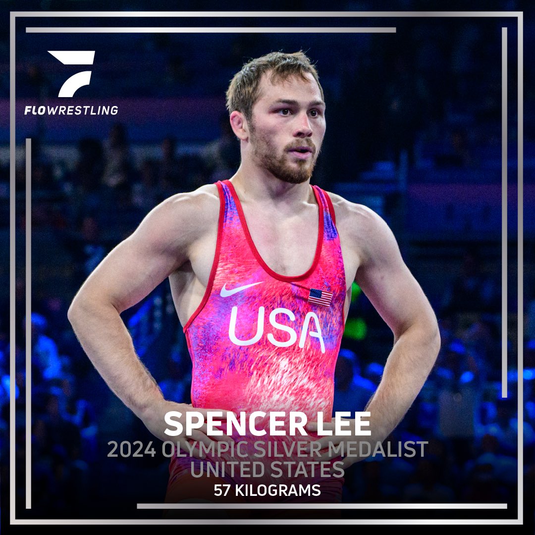 Spencer Lee comes up just short against Japan’s Rei Higuchi in the 57kg finals, losing 4-2. Team USA’s first men’s freestyle wrestling medal in France is silver. #Paris2024