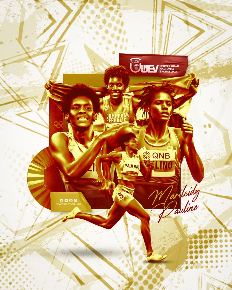 UniversidadUNEV's tweet photo. La UNEV felicita con orgullo a la gloria del atletismo dominicano, Marileidy Paulino, quien ha hecho historia al ganar la medalla de oro y establecer un nuevo récord olímpico en París 2024. Tu esfuerzo es un ejemplo para todos. ¡Felicidades! #OrgulloDominicano #UNEV #París2024 https://t.co/TcJtsx0mOD