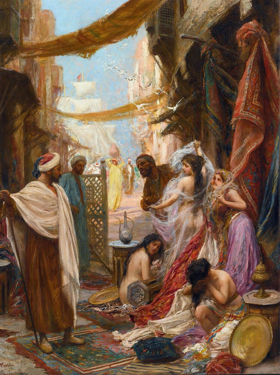 mitchel_ell's tweet photo. Fabio Fabbi (1861 - 1906) was an Italian painter.  #orientalism #art https://t.co/yR5ckekvoc