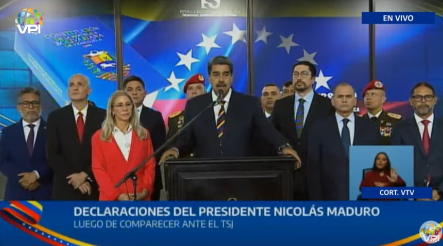 #ENVIVO |Nicolás Maduro: “Hemos ganado 29 elecciones en distintas conyonturas y hemos perdido con honor dos elecciones y no salimos a quemar a la gente. Respetamos la Constitución y la fuerza que representa Hugo Chávez (…) hemos entregado todos los documentos con pelos y