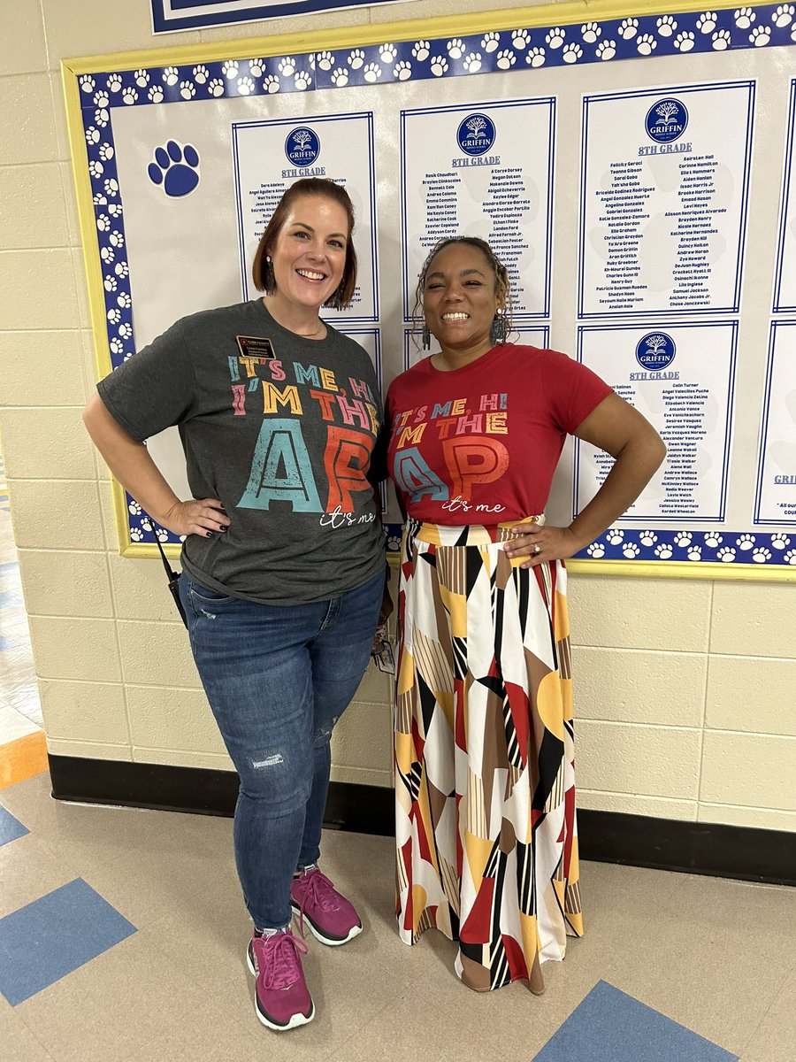 Lynzee Courtney (@lynzeecourtney) on Twitter photo Twinning with <a href="/mbeas21/">Mia Beasley</a> on this Fri-yay! <a href="/GMS_Wildcats/">Griffin MS Wildcats</a>
It’s me, hi, I’m the AP it’s me. 🤣 Twinning with <a href="/mbeas21/">Mia Beasley</a> on this Fri-yay! <a href="/GMS_Wildcats/">Griffin MS Wildcats</a>
It’s me, hi, I’m the AP it’s me. 🤣
