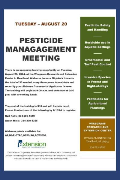 Need Commercial points? Check out this upcoming meeting in Headland for OTPS/ OTPC, ROW, D &amp;R