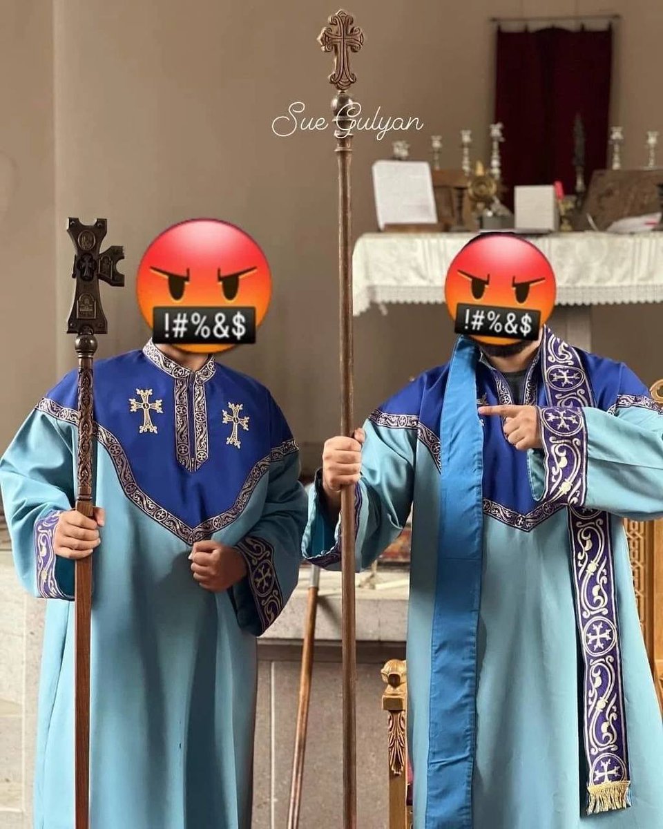 VachSays's tweet photo. This is the true face of #azerbaijan
Another religious #vandalism.
Its soldiers are #terrorists.
Its government is a #fascistic #sadistic #dictatorship.
Its religion is #fanatism.
Its purpose of existence is to disrupt #peace, wage #war, #lie, and #pollute everything and everywhere as much as possible.
And this is the territorial entity (not even a country) that will host #COP29.