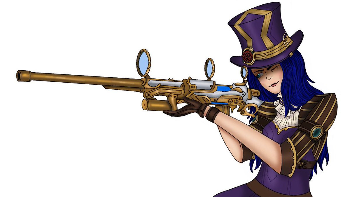 foiporumatriz's tweet photo. wallpaper que desenhei pro meu amigo >:)

#arcane #LoL #Caitlyn https://t.co/h8KGpw7ScI