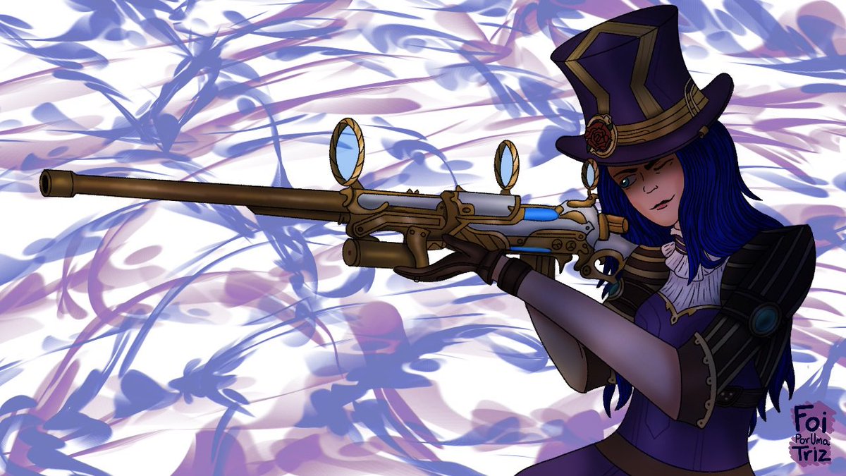 foiporumatriz's tweet photo. wallpaper que desenhei pro meu amigo >:)

#arcane #LoL #Caitlyn https://t.co/h8KGpw7ScI