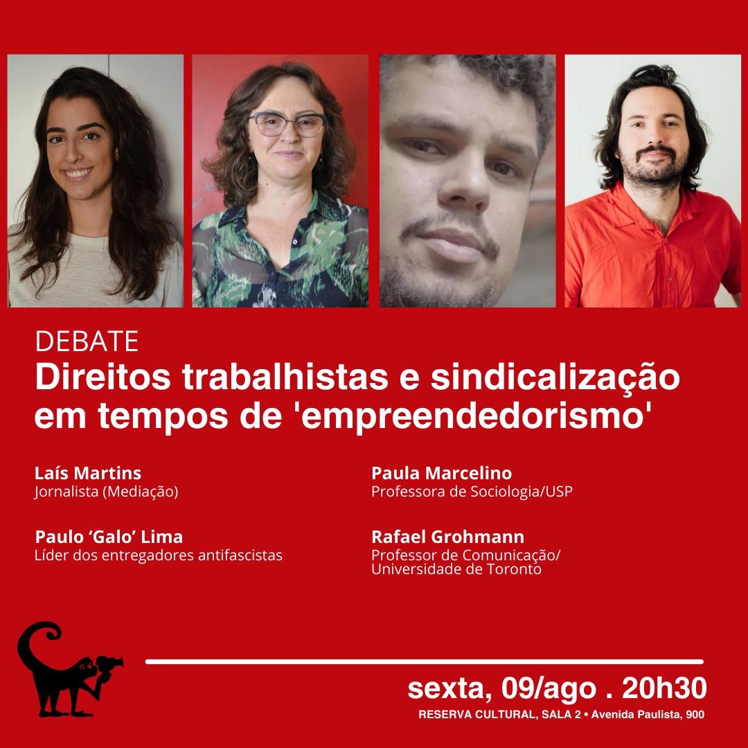 Já em SP para debater com <a href="/lais_fmartins/">Laís Martins</a> , Paula Marcelino e <a href="/galodeluta/">Sem Medo De Errar</a> daqui a pouco as 20h30 no Reserva Cultural, <a href="/MostraEco/">Mostra Ecofalante</a> logo após a exibição do filme Union