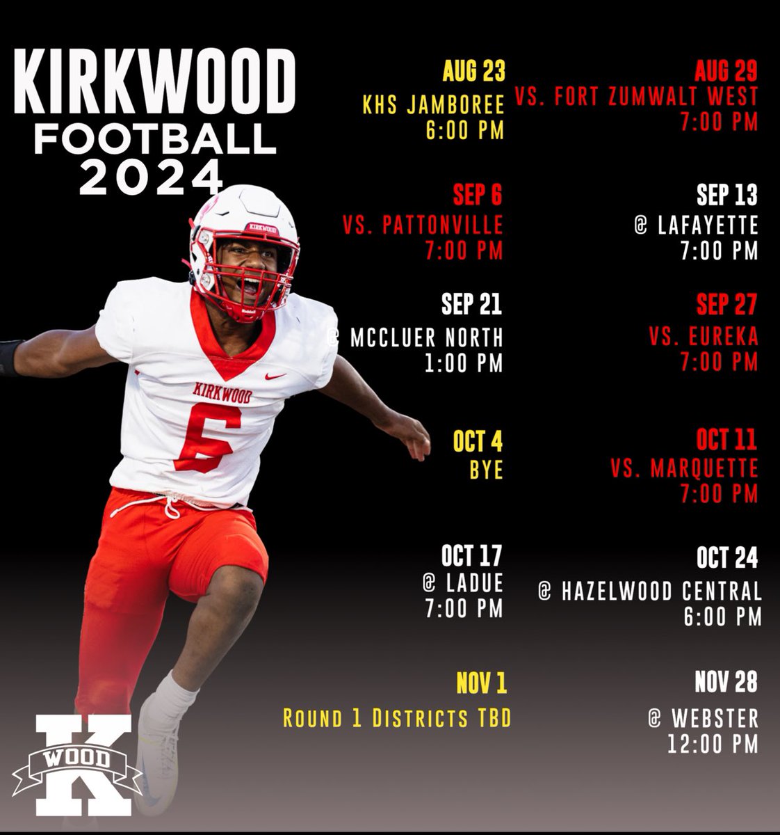 🚨2024 Schedule 🚨