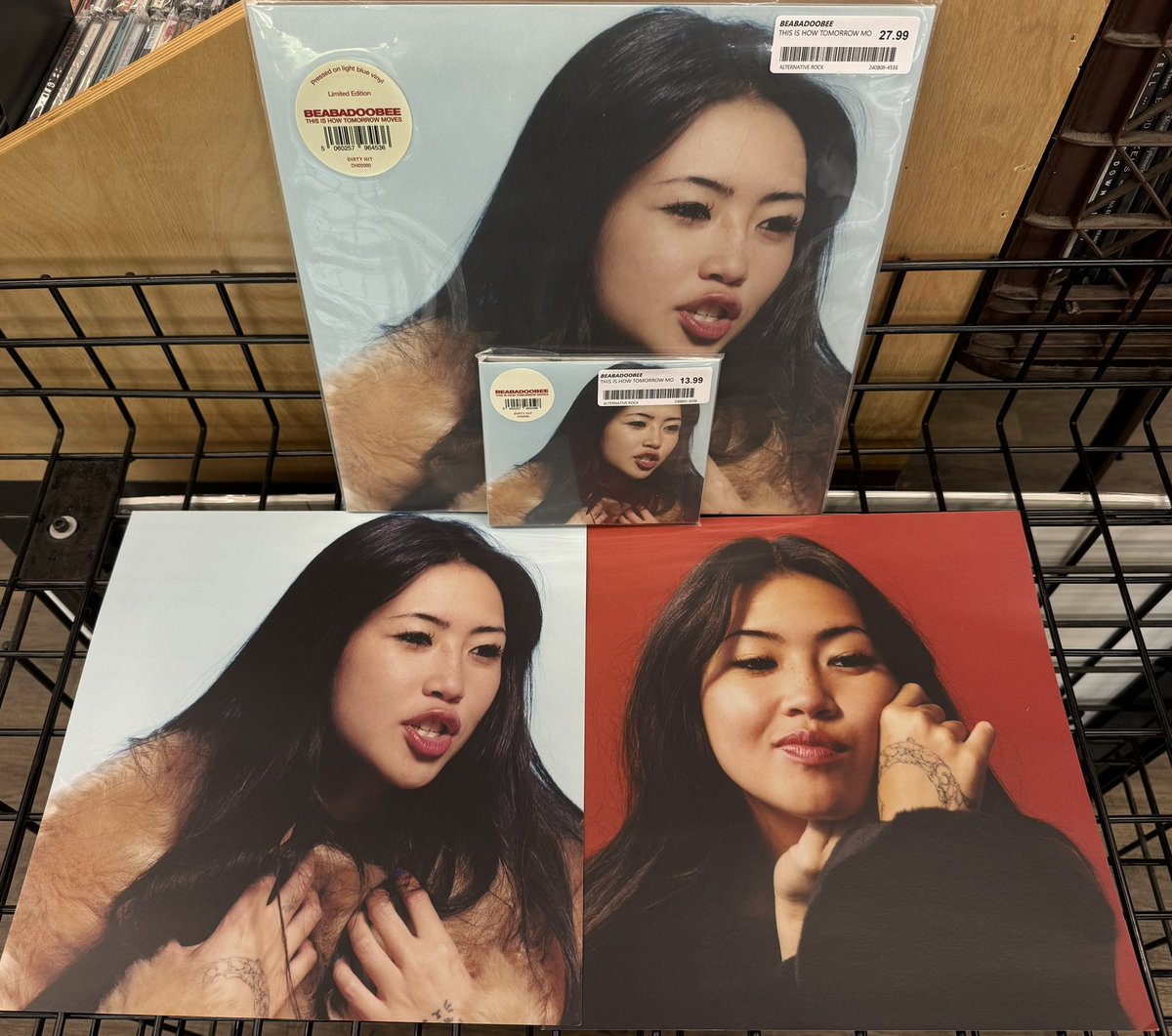 New release Friday! Reissues from Pig Destroyer, Geddy Lee, Elliott Smith, Dark Funeral, Linkin Park, Pharoah Sanders, Smashing Pumpkins, new albums from HammerFall, Amos Lee, Logic, &amp; each store as a limited amount of Beabadoobee posters with your purchase of the new album!