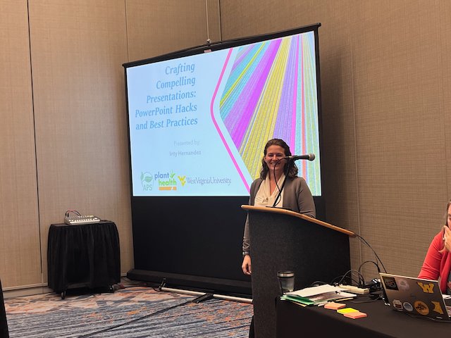 Happy Friday (8/9/24). 2 weeks post APS #PlantHealth2024 Scene from OPRO sponsored activities: #SciComm workshop and #Pitch120. Thank you to all participants and to OPRO organizing and execution members - <a href="/DanielleMikola1/">Danielle Mikolajewski</a> <a href="/Mayowa_Nema/">Mayowa Aderoju</a> <a href="/plantdisease/">The American Phytopathological Society</a> #LoudLouder <a href="/txplantclinic/">TX Plant Clinic</a>