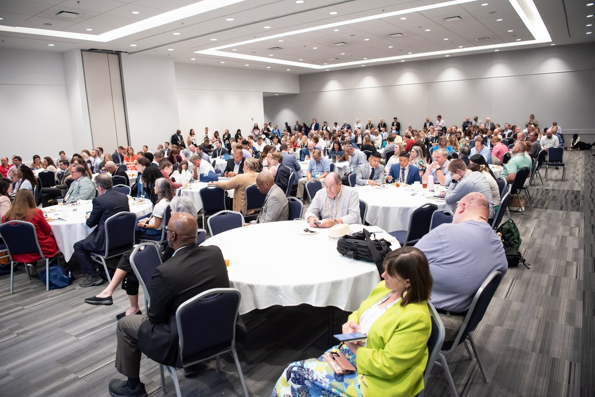 NCSLorg's tweet photo. Attendees learned from Cait Conley (@CISAgov) and @NHSecretary @davidmscanlan on how generative AI is being used in elections and what can be done to prevent and deter bad actors - and how AI can be used for good. #NCSLsummit https://t.co/UkO7M8YTCf