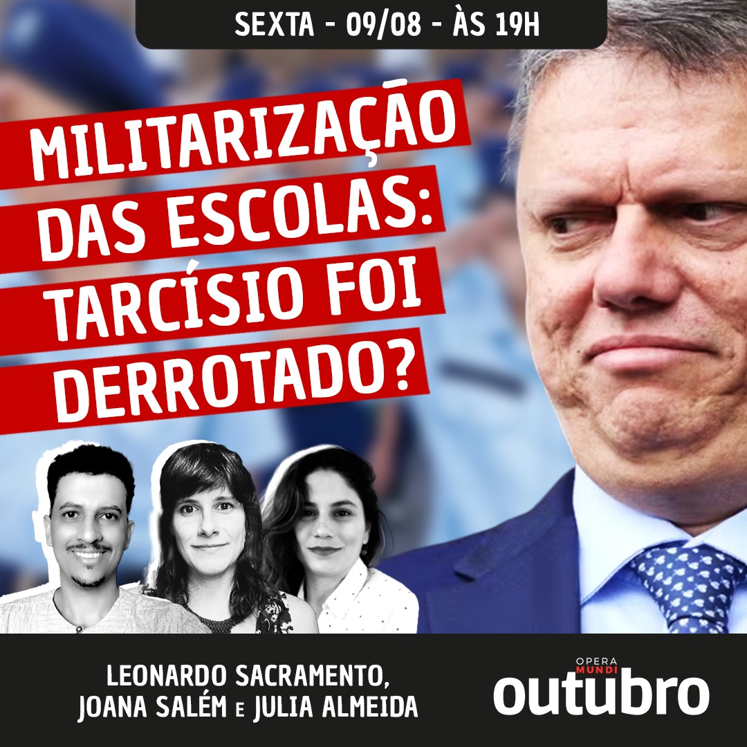 O Outubro de hoje conta com a participação do pesquisador Leonardo Sacramento, da historiadora <a href="/salem_joana/">joana salém vasconcelos</a> e da professora <a href="/julia_avs/">Julia Almeida</a> para discutir a decisão da Justiça de SP de suspender o programa Escola Cívico-Militar de Tarcísio

Ao vivo às 19h:
youtube.com/live/PK4a_GLy1…