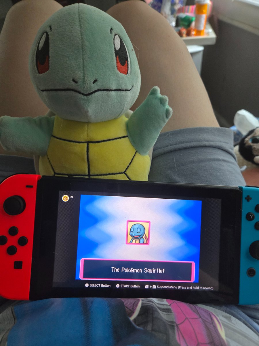 @Pokémon 
I'm very excited to be going back to Red Rescue Team!
As for the Pokémon I got as myself
I got Squirtle! 
My first ever starter was squirtle in Pokémon blue!
Now we've come full circle!

#PokemonMysteryDungeon
#RedRescueTeam