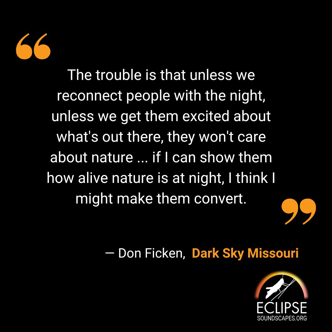 Eclipse Soundscapes (@eclipsesoundudl) on Twitter photo Can capturing the sounds of nature at night help protect migrating birds and other wildlife? <a href="/DarkSkyMissouri/">Dark Sky Missouri</a> will use 18 AudioMoths donated by the Eclipse Soundscapes Project in their efforts to bolster public appreciation for nocturnal wildlife:
eclipsesoundscapes.org/dark-sky-misso… Can capturing the sounds of nature at night help protect migrating birds and other wildlife? <a href="/DarkSkyMissouri/">Dark Sky Missouri</a> will use 18 AudioMoths donated by the Eclipse Soundscapes Project in their efforts to bolster public appreciation for nocturnal wildlife:
eclipsesoundscapes.org/dark-sky-misso…