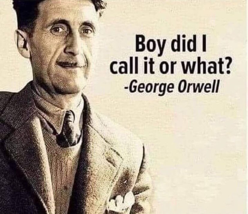 dogeofficialceo's tweet image. The fact that Orwell’s 1984 is set in the UK is just poetic 🇬🇧