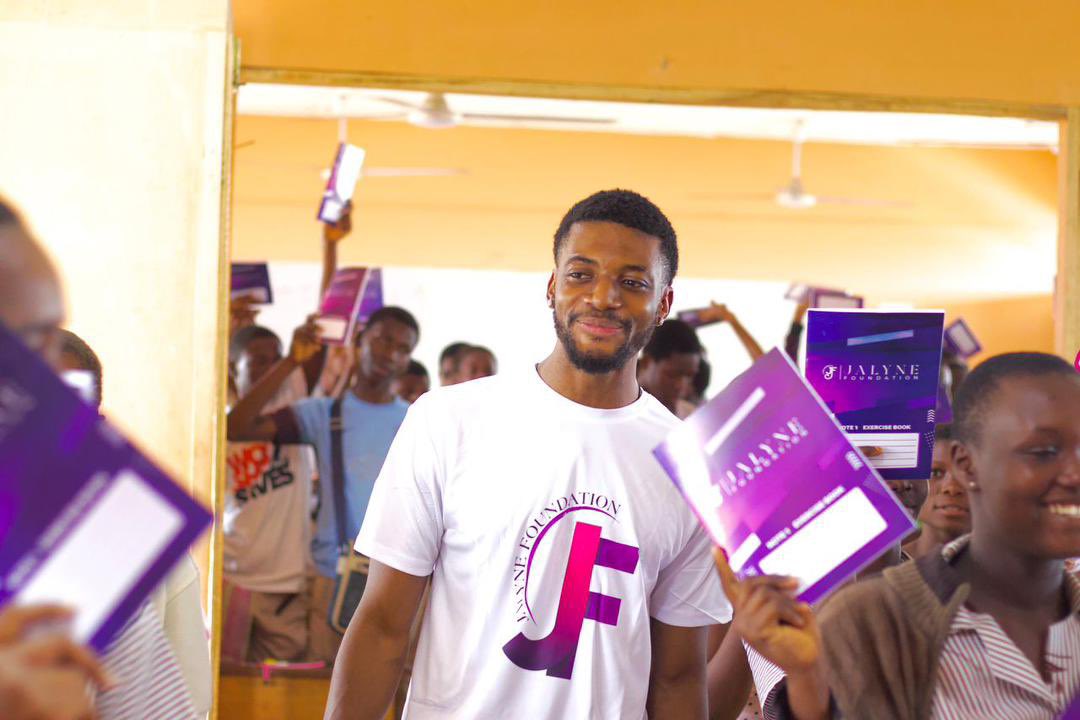tv3_ghana's tweet photo. The Jalyne Foundation is an organization dedicated to championing quality education for all in Ghana. 

#PerfectMatchXtra finalists, Jason and Darlyne Buabeng, as part of their school tour, visited the Abelemkpe Basic School with gifts and other motivations for the students

#TV3GH