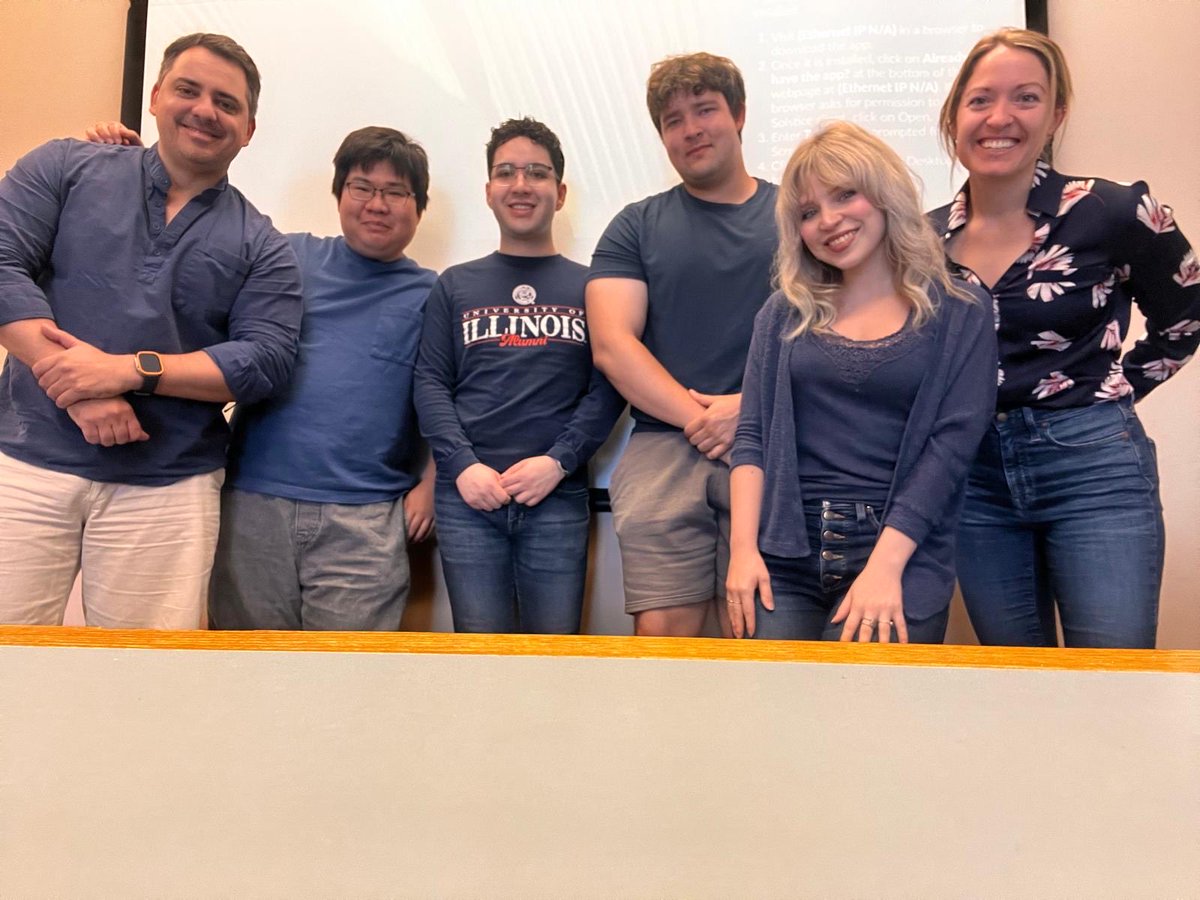 Adrienne M Antonson, PhD (@amantonsonphd) on Twitter photo Yesterday we realized some of us accidentally color-coordinated clothes, so today we purposefully dressed in blue because why not? 🤷🏼♀️ Blue looks good on the amazing Antonson Lab crew! 👕 🧫 🧠 <a href="/ashleyotero01/">Ashley Otero</a> <a href="/IzanChalen/">Izan Chalen</a> <a href="/ImmunoRafa/">Rafael J. Gonzalez Ricon (He/Him)</a>, Jason, & Fernando! Yesterday we realized some of us accidentally color-coordinated clothes, so today we purposefully dressed in blue because why not? 🤷🏼♀️ Blue looks good on the amazing Antonson Lab crew! 👕 🧫 🧠 <a href="/ashleyotero01/">Ashley Otero</a> <a href="/IzanChalen/">Izan Chalen</a> <a href="/ImmunoRafa/">Rafael J. Gonzalez Ricon (He/Him)</a>, Jason, & Fernando!
