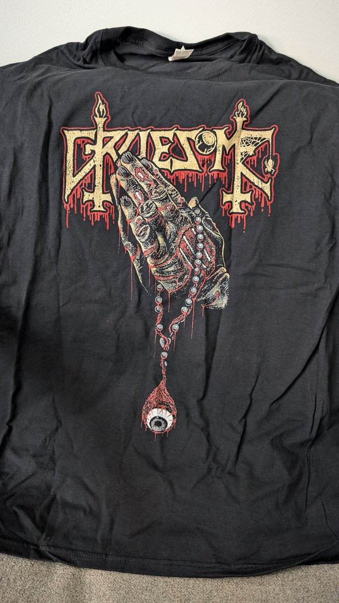 IAmShadowCorpse's tweet image. My Gruesome shirt came yesterday! \m/\m/