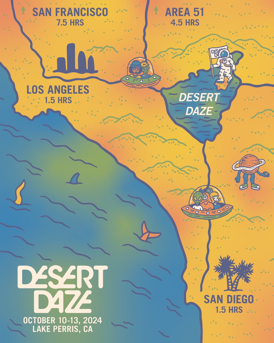 Moreno Valley? San Diego? Perseus Cluster? Time Traveler? What’s your point of origin to Desert Daze?

(DM if time traveling though. Got some questions.)