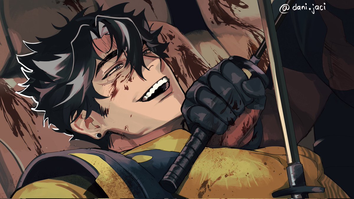 I'm done for 😁😁‼️ #GenshinImpact #原神 #Wriothesley #Wolverine #fanart