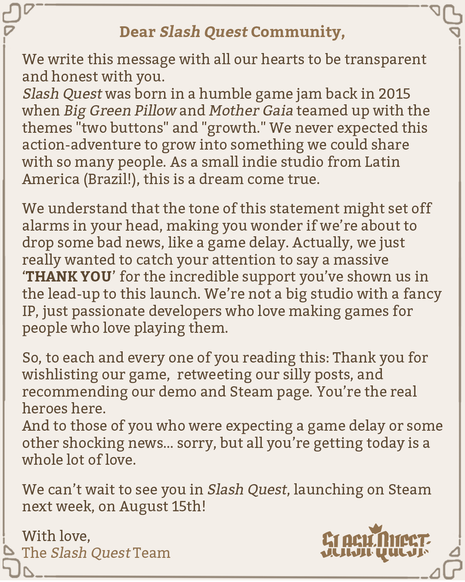 Slash Quest ✨🗡️ OUT NOW on Steam! tweet media