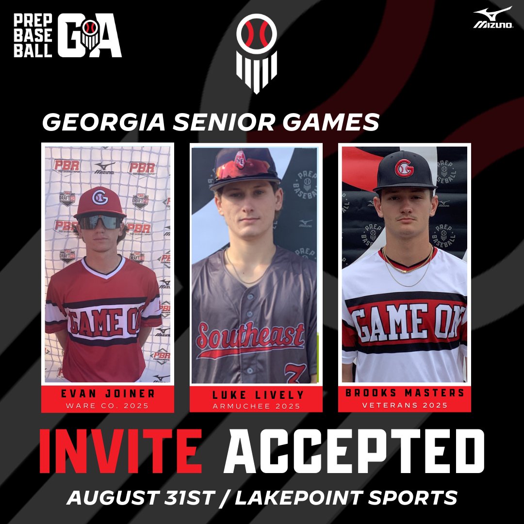 Prep Baseball Georgia (@prepbaseballga) on Twitter photo ๐๐๐จ๐ซ๐ ๐ข๐ ๐๐๐ง๐ข๐จ๐ซ ๐๐๐ฆ๐๐ฌ ๐
โ๐ฐ๐๐๐๐๐๐ ๐จ๐๐๐๐๐๐๐
โ
+ '25 <a href="/EvanJoiner2/">Evan Joiner</a>
+ '25 @Lukelively03
+ '25 <a href="/BrooksM_13/">Brooks Masters</a>
Request an invite, event info & more...
๐ loom.ly/DiyDVZM ๐๐๐จ๐ซ๐ ๐ข๐ ๐๐๐ง๐ข๐จ๐ซ ๐๐๐ฆ๐๐ฌ ๐
โ๐ฐ๐๐๐๐๐๐ ๐จ๐๐๐๐๐๐๐
โ
+ '25 <a href="/EvanJoiner2/">Evan Joiner</a>
+ '25 @Lukelively03
+ '25 <a href="/BrooksM_13/">Brooks Masters</a>
Request an invite, event info & more...
๐ loom.ly/DiyDVZM