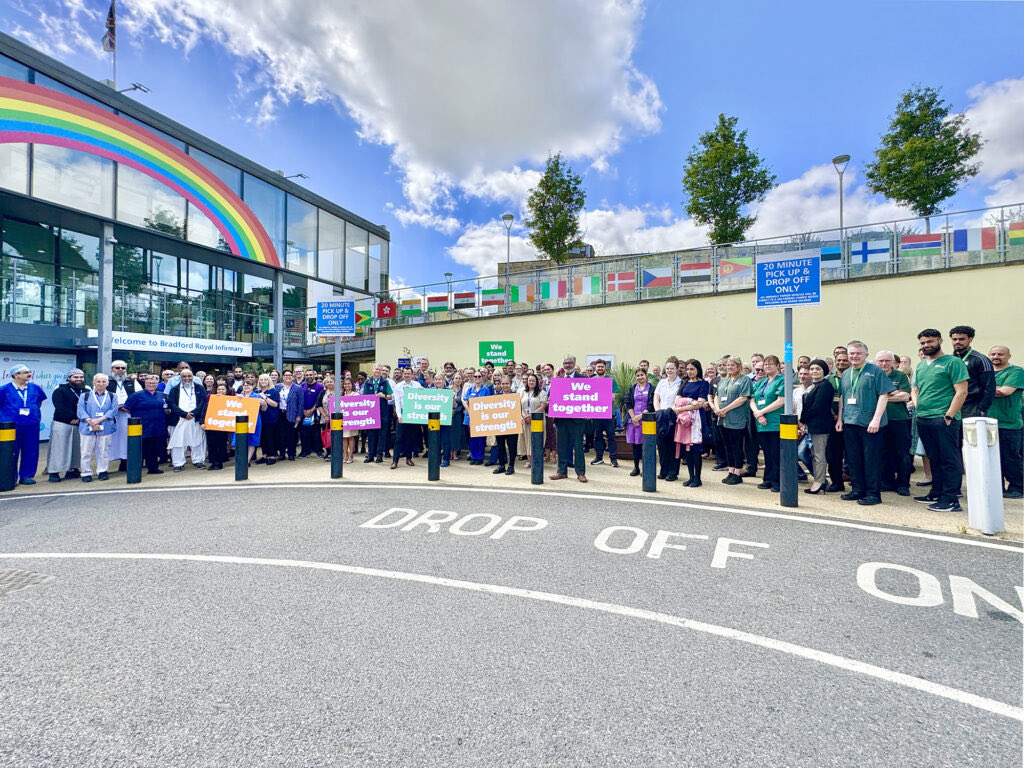 Prof Karen Dawber ๐ (@karendawber) on Twitter photo Thank you to everyone <a href="/BTHFT/">Bradford Teaching Hospitals NHS FT</a> who turned out for our โPause for Peaceโ clear message to our staff, our community and each other that we stand together and will not be divided or pushed into hatred and violence. Thank you to everyone <a href="/BTHFT/">Bradford Teaching Hospitals NHS FT</a> who turned out for our โPause for Peaceโ clear message to our staff, our community and each other that we stand together and will not be divided or pushed into hatred and violence.