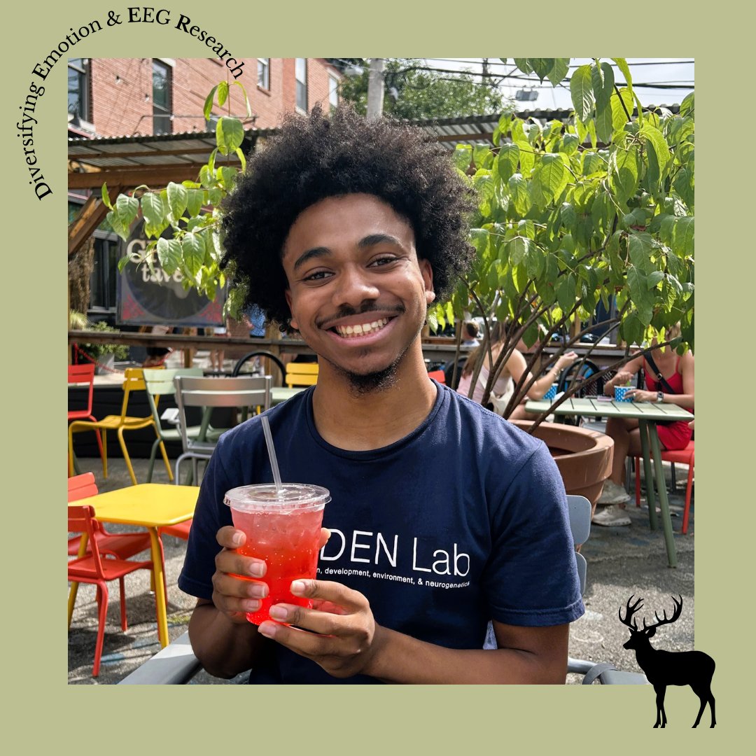 EDENLabUPenn's tweet image. Andrew Dowling, one of our awesome RAs, with his (non-alc) shirley temple on the house for naming the DEER (Diversifying Emotion & EEG Research) 🦌study! This project, run by Keanan Joyner of @UCBerkeley and @emilyrperkins will address a crucial diversity gap in neuro research!