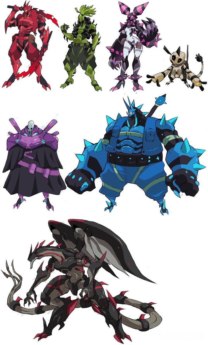 multienjoyer777's tweet photo. Hey I found the old designs of the black oops cyborgs made by @Cyberlord1109  and then I had an idea I recolored the current ones but as the old designs color palettes

(the art in this tweet is made by @Cyberlord1109 | Thread) https://t.co/UzmCScrujN