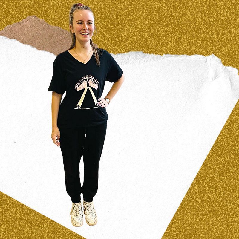 All4Choice's tweet photo. As it gets hotter outside why not pick up a #AbortionIsNormal t-shirt?

Keep cool and fight stigma at the same time! 💕

Artwork by Nichola Irvine.

👉 https://t.co/txvZaNL0yj https://t.co/L8XjaZmo5H