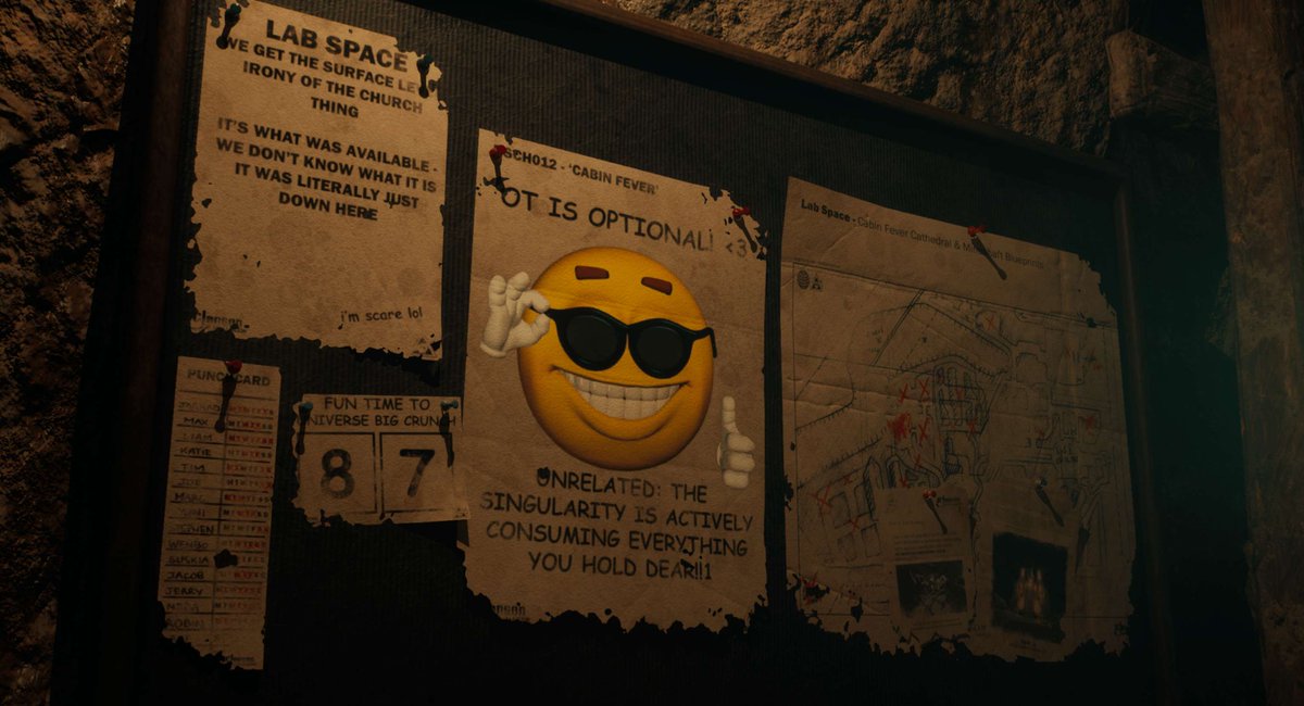 glitch_prod's tweet photo. Over the course of the show, our artists loved to add in so many cool extra details into the environments from memes to sneaky references. https://t.co/sWDM6jq21K