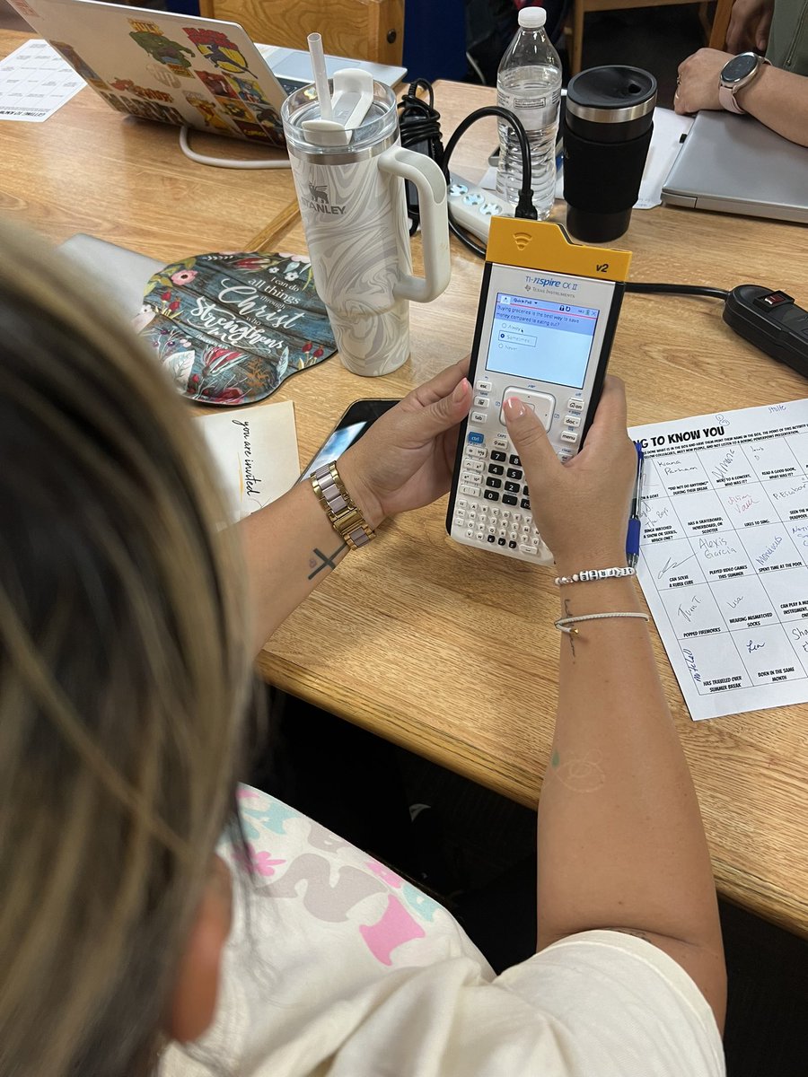 Always a fun day when math teachers can play around with <a href="/TICalculators/">Texas Instruments Education</a> #FuelingMindsAcceleratingSuccess