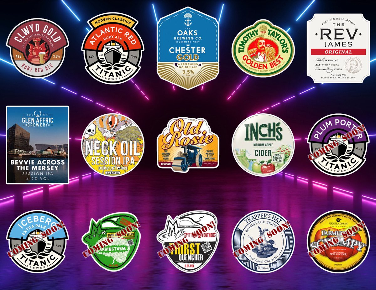 Irby Mill Pub (@irbymill) on Twitter photo On the bar today!
Beer Board: goo.gl/bw5kJF
#FacersBrewery <a href="/TitanicBrewers/">Titanic Brewery</a> #OaksBrewing <a href="/TimothyTaylors/">Timothy Taylor's Brewery</a> <a href="/brainsbrewery/">Brains</a> <a href="/GlenAffricBrew/">Glen Affric Brewery</a> <a href="/BeavertownBeer/">Beavertown Brewery</a>
#RealAleFinder
<a href="/LivBeerCo/">Liverpool Beer Collective</a> <a href="/WirralCAMRA/">Wirral CAMRA</a> On the bar today!
Beer Board: goo.gl/bw5kJF
#FacersBrewery <a href="/TitanicBrewers/">Titanic Brewery</a> #OaksBrewing <a href="/TimothyTaylors/">Timothy Taylor's Brewery</a> <a href="/brainsbrewery/">Brains</a> <a href="/GlenAffricBrew/">Glen Affric Brewery</a> <a href="/BeavertownBeer/">Beavertown Brewery</a>
#RealAleFinder
<a href="/LivBeerCo/">Liverpool Beer Collective</a> <a href="/WirralCAMRA/">Wirral CAMRA</a>