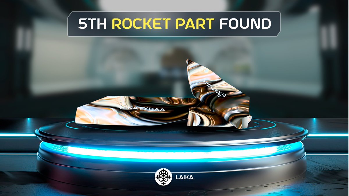 laika_org's tweet image. 🚀 LAIKA ROCKET PIECE #5: CLAIMED! 🚀

🎉 Major props to #katygaa for snagging that chunk of space bling! ⭐️

Game’s on fire! Hop in, grab your piece, and stack that $LAIKA! 💵

Be the next legend! 👉 HERE metaverse.laika.org