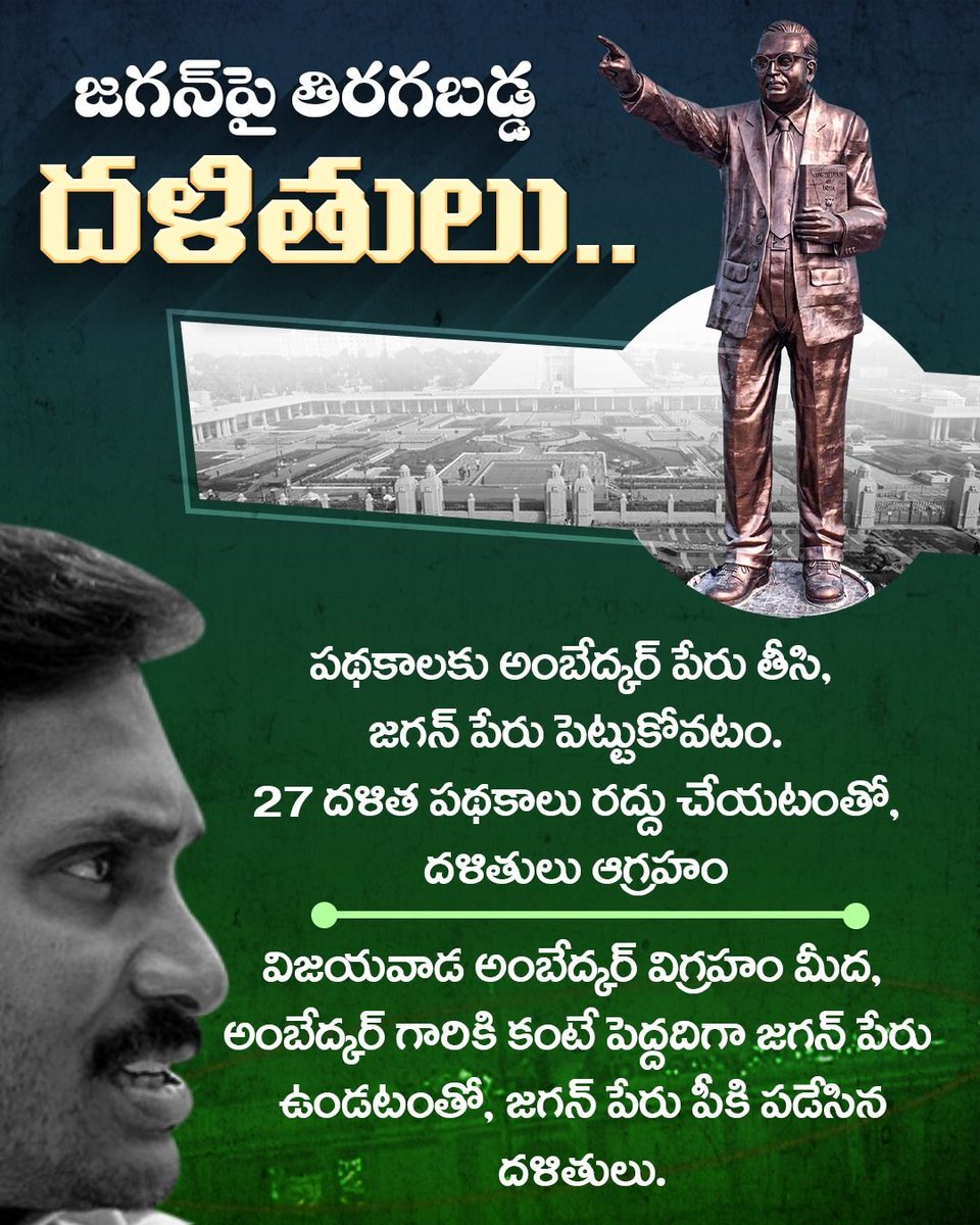 MyTDPOfficial's tweet photo. జగన్ అహంకారంపై తిరగబడ్డ దళితులు. 
#FekuJagan 
#EndOfYCP 
#AndhraPradesh https://t.co/ZC5XQUr9rL