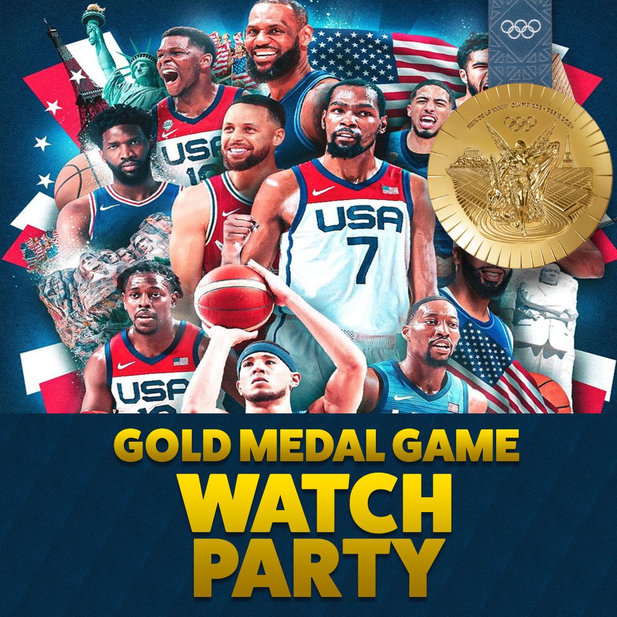 USA Gold Medal Basketball Watch Party at Ballard's! 🥇 Tomorrow, August 10th at 3:30pm! Learn more: ballardsbi.com/events/gold-me… 

#blockisland #ballardsbeach #ballards #ballardsbi #pvd