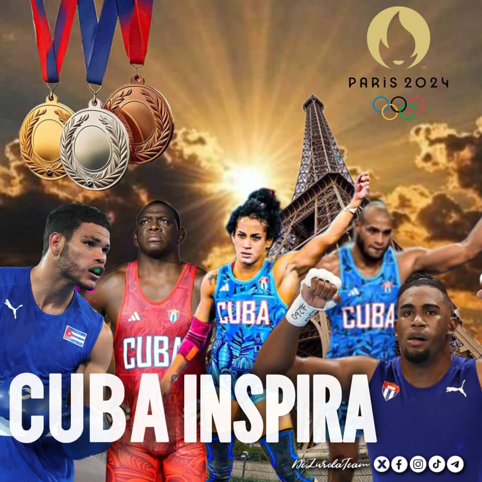"La patria 🇨🇺 os contempla orgullosa"

#CubaInspira