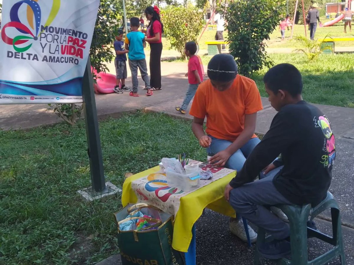 fundacion_mpv's tweet image. PLAN VACACIONAL  COMUNITARIO DE LA PATRIA  MOSTACHO FEST 2024

En el municipio Tucupita en Delta Amacuro el Movimiento por la Paz y la Vida está garantizando junto al equipo de la mesa del Buen Vivir las actividades recreativas y deportivas. 

#HastaProntoX