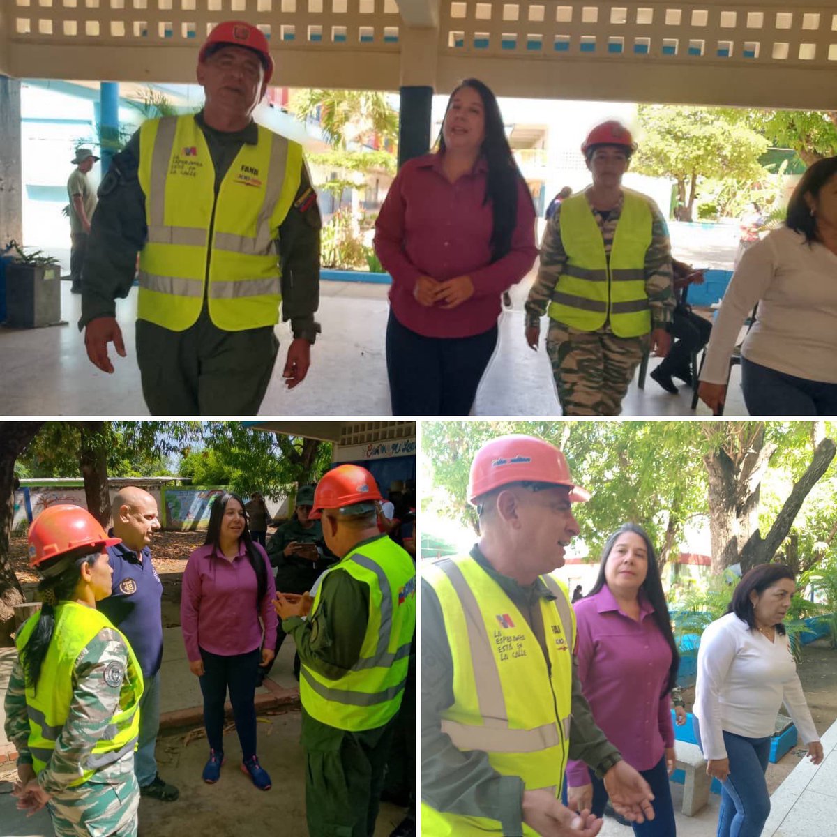 dhernandezlarez's tweet photo. Y mientras los neo fascistas del terror destruyen las instalaciones del pueblo, el pueblo se organiza, transforma y repara sus instalaciones de educación y salud, en paz, demostrando que una vez más triunfa la razón ! 
#BricomilesEnAcción 

#IntegrarEsVencer https://t.co/OFBx68AJvQ