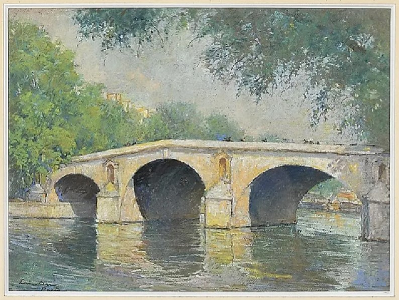 "Le Pont Marie" (Paris) by Louis Orr