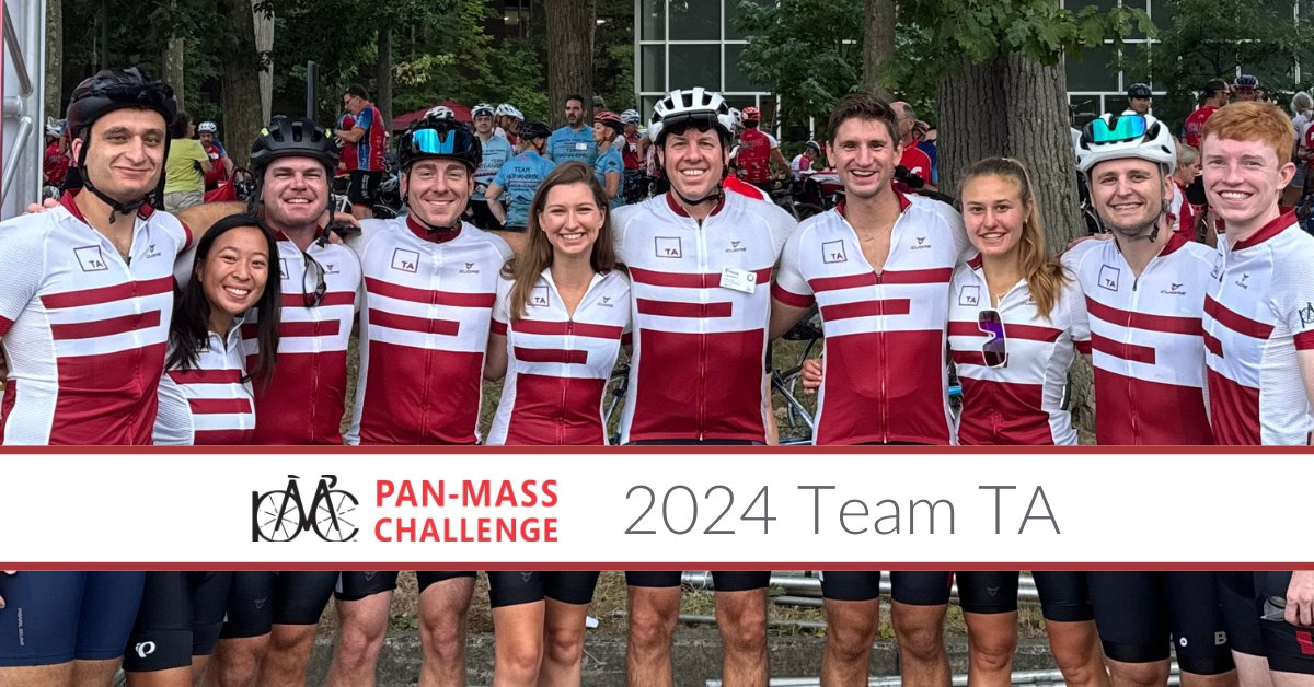 TA Associates (@taassociates) on Twitter photo This past weekend, Team TA proudly participated in our 15th ride in the <a href="/PanMass/">Pan-Mass Challenge</a> Challenge to help raise funds for cancer research and treatment at the <a href="/DanaFarber/">Dana-Farber</a> Cancer Institute! #PMC2024 #TeamTA This past weekend, Team TA proudly participated in our 15th ride in the <a href="/PanMass/">Pan-Mass Challenge</a> Challenge to help raise funds for cancer research and treatment at the <a href="/DanaFarber/">Dana-Farber</a> Cancer Institute! #PMC2024 #TeamTA