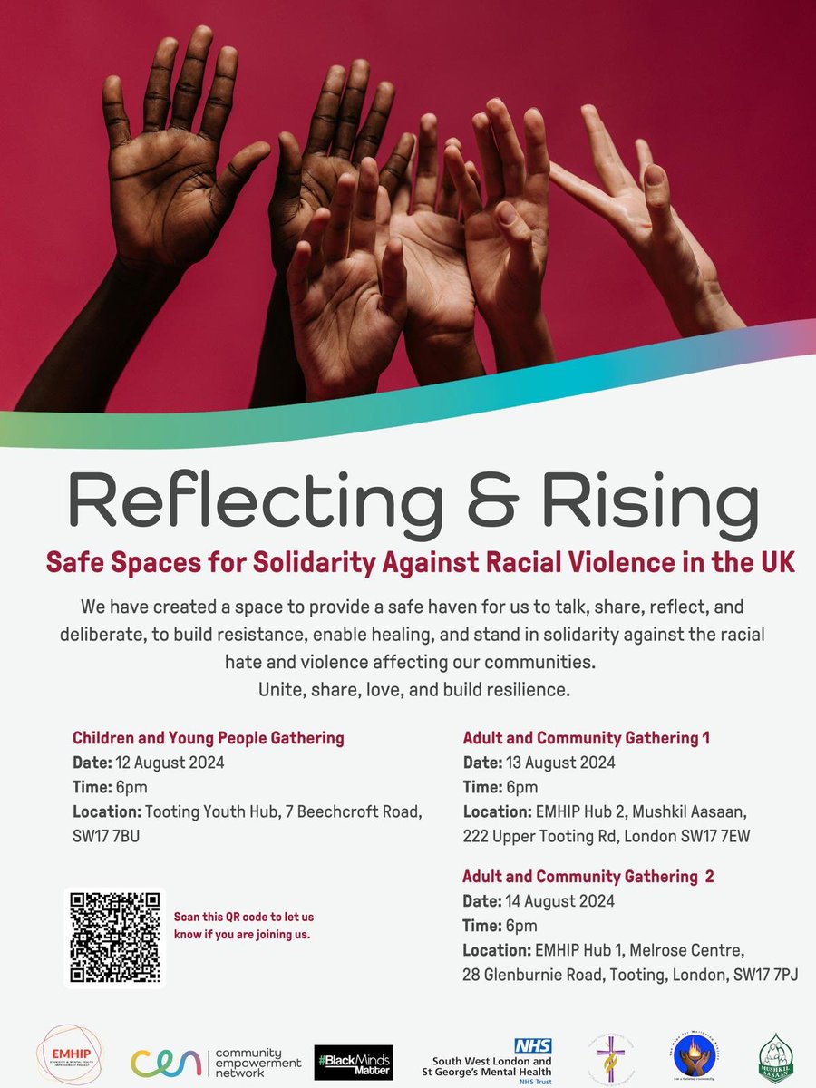 WCENLondon's tweet photo. Afternoon all!  
Hope we are all having a good Friday so far 
 
Next week we will have a few days in which we can reflect and rise above the events we are currently taking place, would love to see you there 🙌 https://t.co/i4Po9WU2so