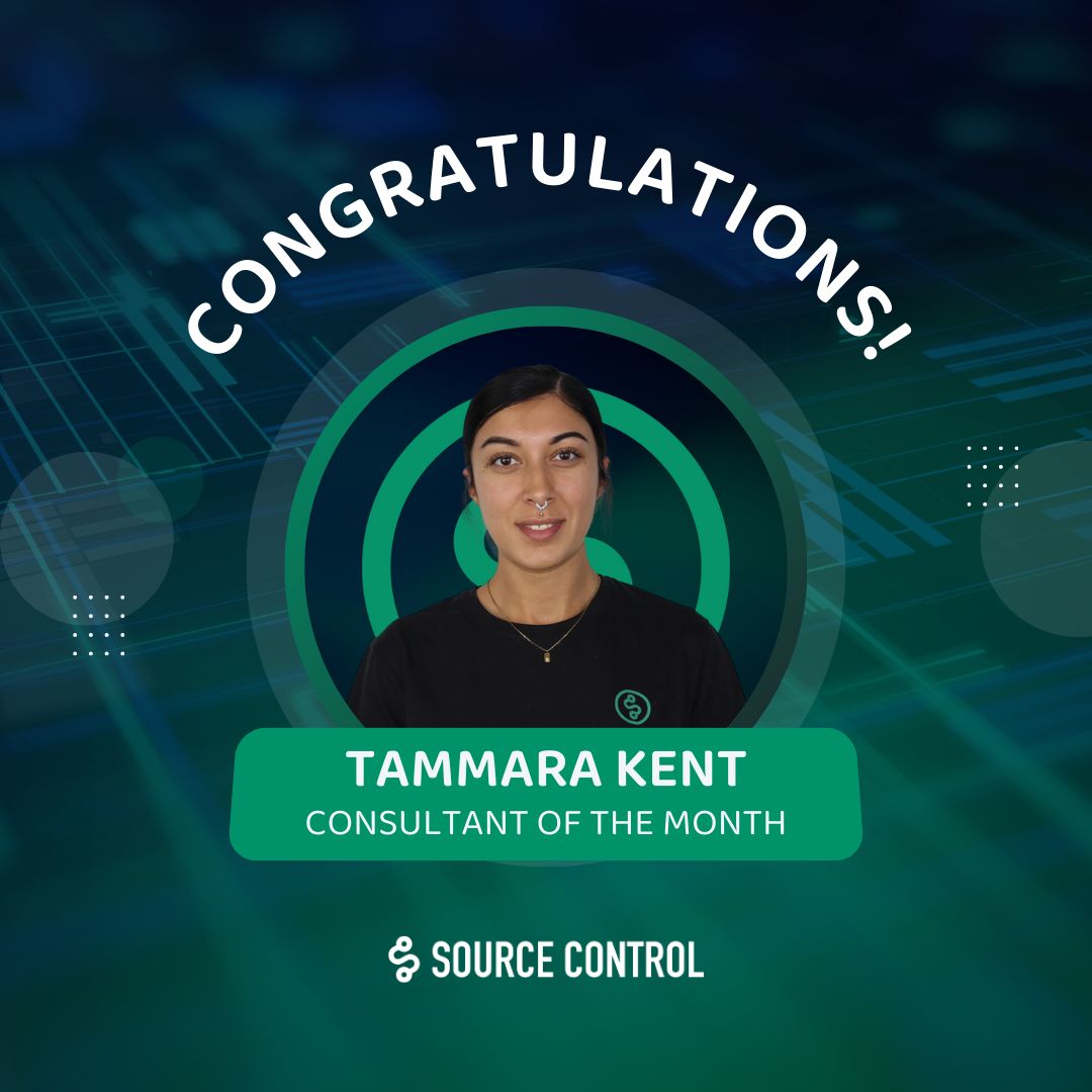 SourceControl_'s tweet photo. We're thrilled to announce that our Senior Delivery Consultant, Tammara Kent, has been recognised as Source Control's Consultant of the Month for July!

For any recruitment needs, feel free to reach out to Tammara:
📞 +44 7557951294
📧 Tam@source-control.io

#ConsultantoftheMonth https://t.co/YRuMQqiLwx