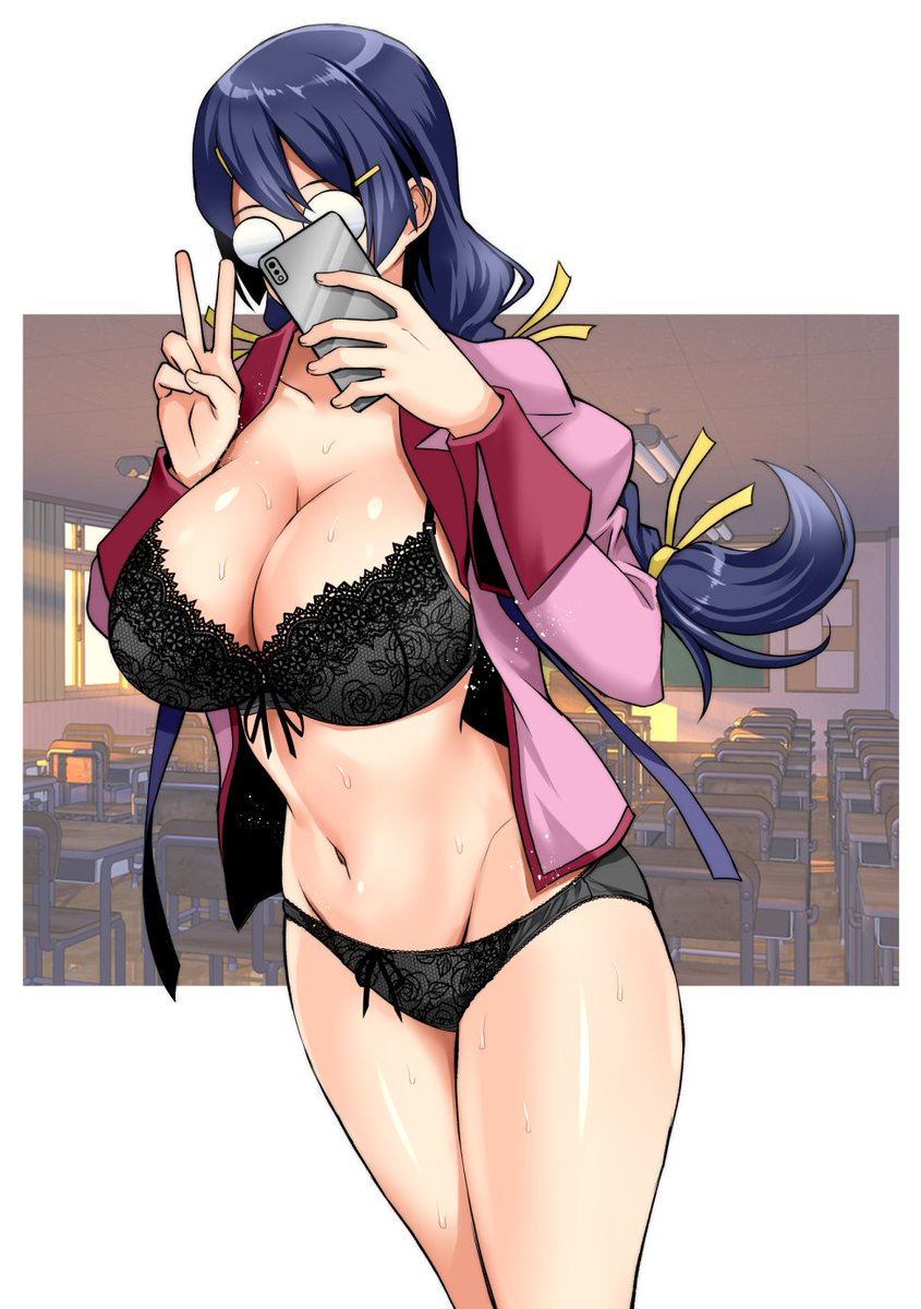 She took a picture .

And sent it to EVERYONE .