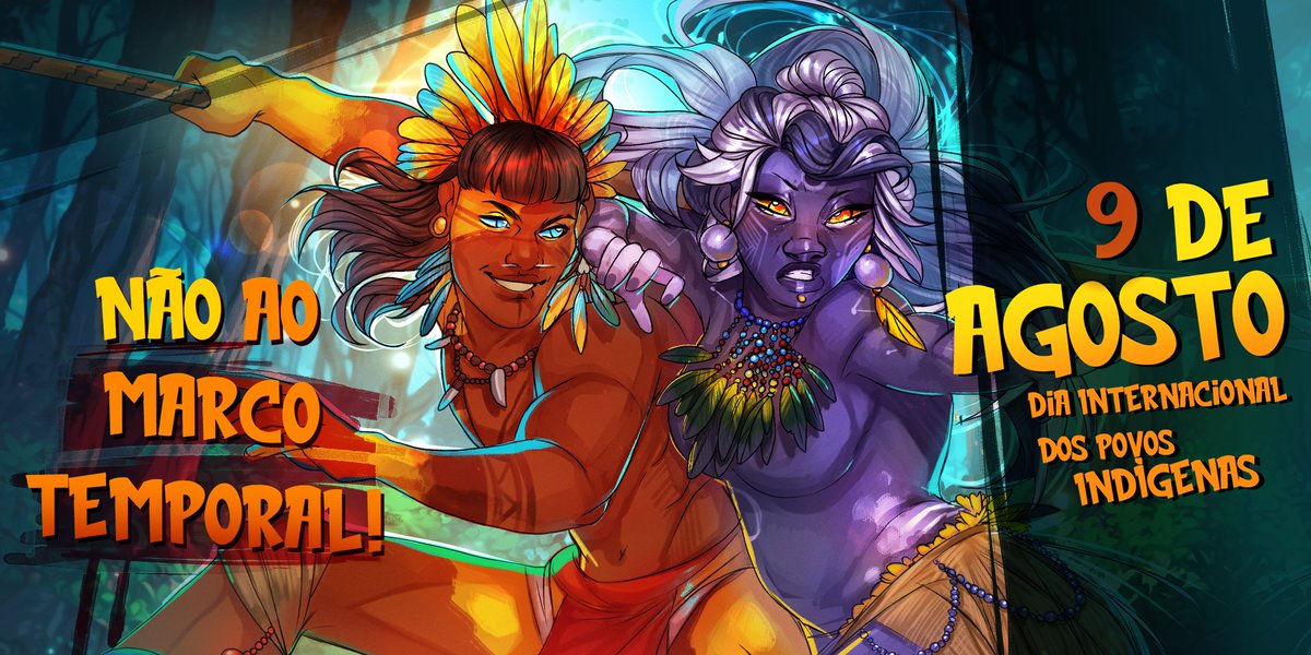 09 de Agosto - Dia Internacional dos Povos Indígenas!
É um dia dia de celebração, mas não há festa sem luta, e por isso precisamos lembrar: Marco temporal não! Demarcação já!
O Futuro é Indígena, ou não haverá futuro!
#PovosIndígenas #DemarcaçãoJá #SemNegociação