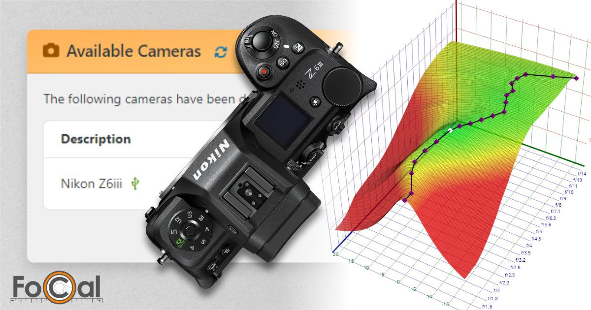 FoCal 4.3 MR1 is available now with Nikon Z6iii support!

Also brings MultiTest 3D Surface Plot, huge PDF improvements, Target setup updates, bug fixes and more.

Z6iii support also in FoCal Mobile &amp; FoCal Snapshots apps now.

buff.ly/3A8HGj3 

#autofocus #nikonz6iii
