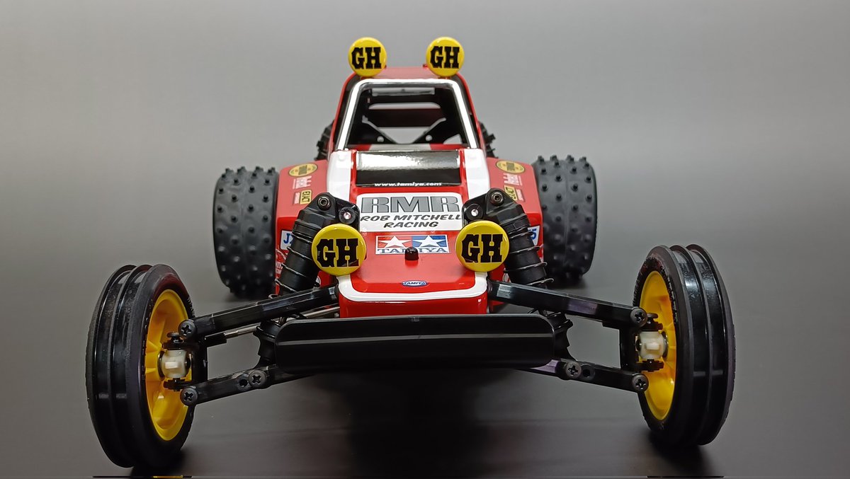 DT02にバギーチャンプのボディ付けるの巻の続き！とりあえずこんな感じ