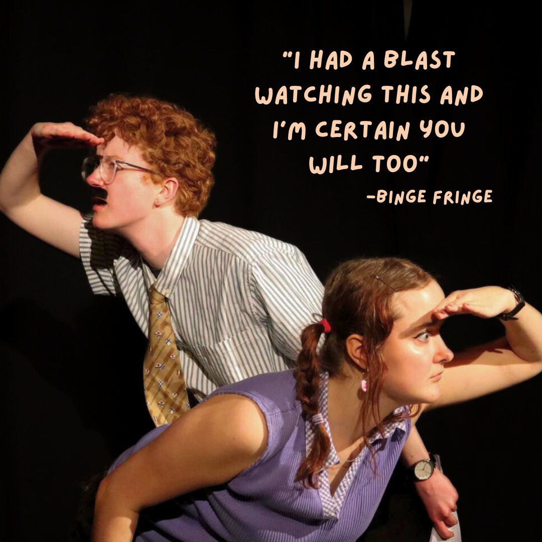 Tickets for A Naff Play About Spies are 2FOR1 TONIGHT on theSpaceUK website!🤫🎟️

Audience review “the funniest thing I have watched this year”!🤩

Think James Bond. But incredibly camp. And not very good at his job.🕵️‍♀️

⏰ 23:15
📍 <a href="/theSpaceUK/">theSpaceUK</a> 

#edfringe #quickflyerfriday