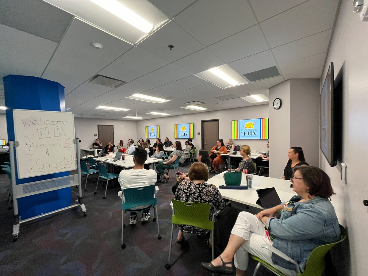 TweetFLAlibrary's tweet photo. Thank you to @ucflibraries for hosting the FLA Board Retreat last week at the beautiful John C. Hitt Library. A special thanks to UCF Libraries' Dean Beau Case for sponsoring the event, speaking to our group and providing delicious catering!
#FLABoardRetreat24 #UCF #UCFLibraries https://t.co/jbyXWZMtUs