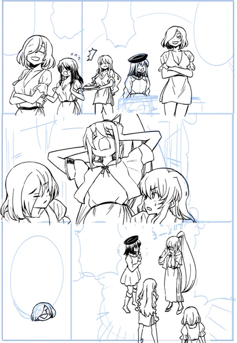 プロット提出したので、今日は同人原稿進めてます。
色々活用したいので割とガチで描いてます。 