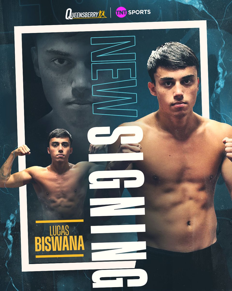 Lucas Biswana joins team Queensberry. 🌟

The next hard hitter from the Everton Red Triangle joins  World Champ <a href="/nick_ball97/">Nick ball</a> and British champ <a href="/AndrewCainERT/">Andrew Cain</a> in the Queensberry stable! 🥊